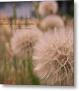 The Voice Of God Is Like The Wind Metal Print