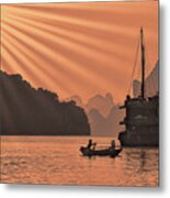 The Voyage Ha Long Bay Vietnam Metal Print