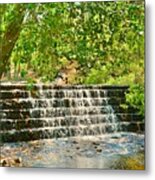 The Waterfall At Sesquicentennial State Park Metal Print