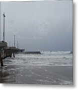 The #waves Are So Strong They Closed Metal Print