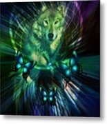 The Wolf Within Metal Print