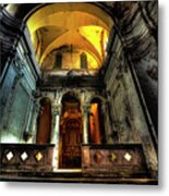 The Yellow Light Church 1 - La Chiesa Della Luce Gialla 1 Metal Print
