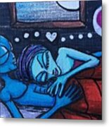 They Sleep, Connect And Dream Together Metal Print