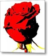 This Rose Is Red
But Violets Aren't Metal Print
