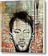 Thom Yorke Metal Print