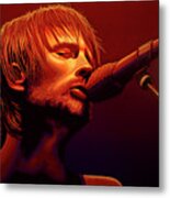 Thom Yorke Of Radiohead Metal Print