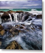 Thor's Well Metal Print