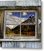 Through The Window Of The Past 2 Metal Print