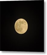 Thunder Moon Metal Print