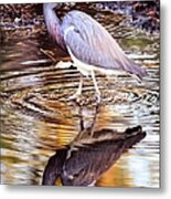 Time For Reflection In Hilton Head Metal Print