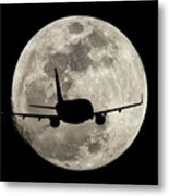 To The Moon Alice Metal Print