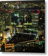 Tokyo Cityscape And Bay Area Metal Print