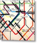 Tokyo Subway 1 Metal Print