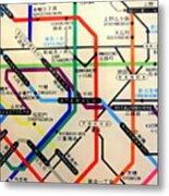 Tokyo Subway 2 Metal Print