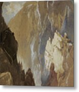Toltec Gorge And Eva Cliff From The West, Colorado, 1892 Metal Print