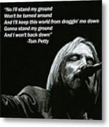 Tom Petty Metal Print