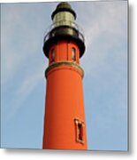 Top Of The Ponce Inlet Lighthouse Metal Print