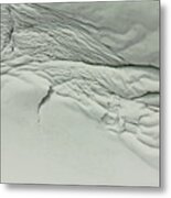 Topographical Off Color Grays Black And White Ocean Floor Mountain Ridge 2 8282017 Metal Print