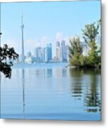 Toronto From The Islands Park Metal Print