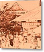 Toronto Market Street Metal Print