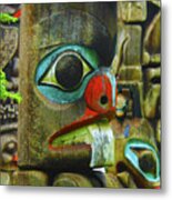 Totem Poles Metal Print