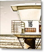 Tower 16 - Part 3 - Cardiff By The Sea - San Diego - California Metal Print