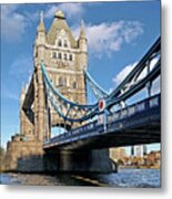 Tower Bridge London Vertical Metal Print