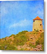 Tower On The Hill Metal Print