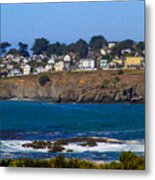 Town Of Mendocino Metal Print