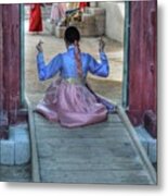 Traditional Clothes In Korea Metal Print