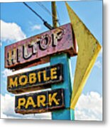 Trailer For Sale Or Rent Metal Print