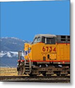 Train In Oregon Metal Print