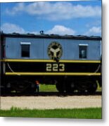 Trains Caboose 223 Beltway Of Chicago Metal Print