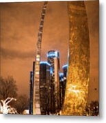 Transcending - Detroit Metal Print