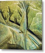 Tributaries In The Sand Metal Print