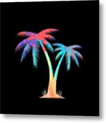 Tropical Palm Trees Metal Print
