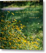 Trust In The Lord- Blackeyed Susans Metal Print