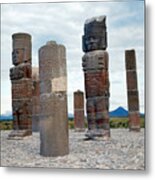 Tula: Toltec Monuments Metal Print