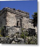Tulum Ruins Mexico Metal Print