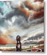 Turner's Dog Metal Print