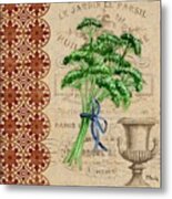 Tuscan Herbs Iii Metal Print