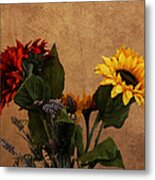Tuscan Sunflowers Metal Print