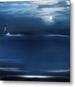 Twilight Moon Metal Print