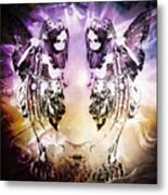 Twin Fairies 2 Metal Print