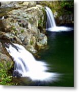 Twin Falls 3 Metal Print