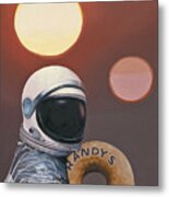 Twin Suns And Donuts Metal Print
