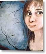 Twinktrin Portrait Metal Print