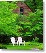 Two Adirondacks Metal Print