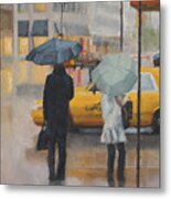 Two Curbside Metal Print