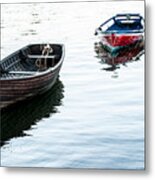 Two Moored Boats Metal Print